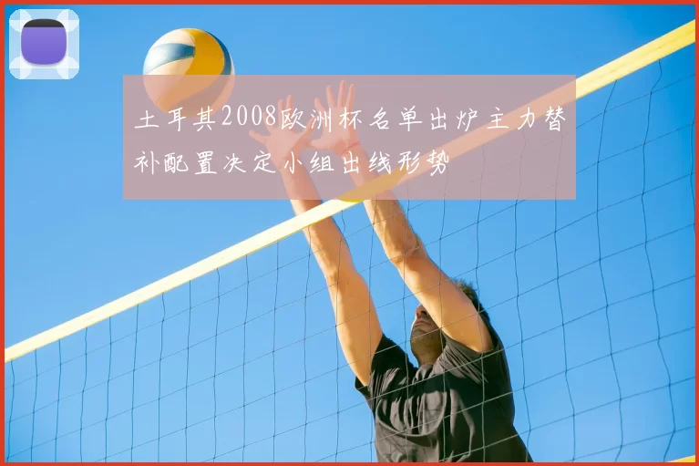 土耳其2008欧洲杯名单出炉主力替补配置决定小组出线形势