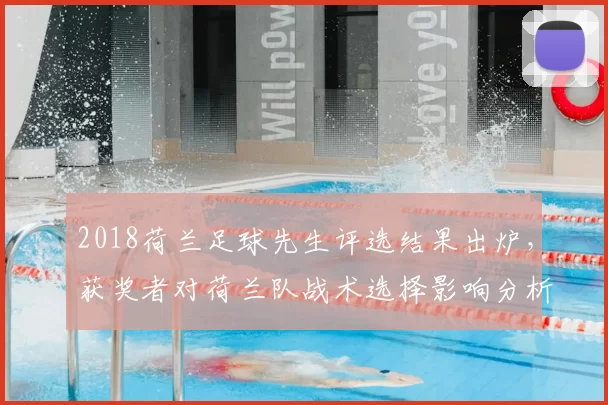 2018荷兰足球先生评选结果出炉,获奖者对荷兰队战术选择影响分析